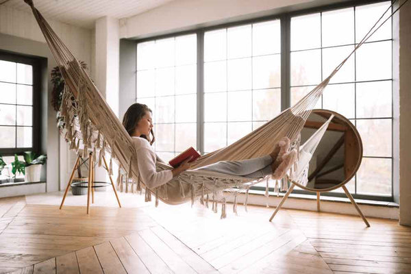 Cargo Net Loft Bed Putting A Hammock In Your Room Hanging Hammock