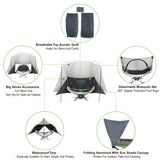 Samsara Portable Folding Camping Hammock with Stand