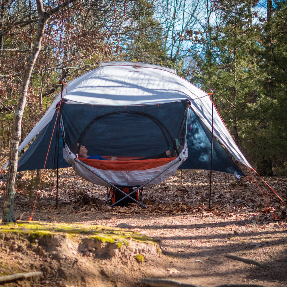 standing tent Portable Folding Camping Hammock with Stand Underquilt and Netting – Republic of Durable Goods