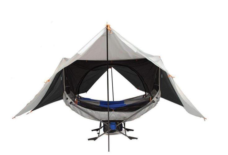 Happiness Roof Tarp Rainfly for Portable Folding Hammock with Stand